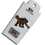 PIN SHAPED WOOLLY MONKEY W/ BABY